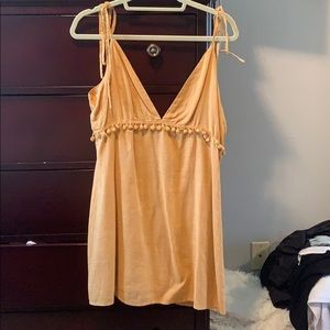Gold sundress